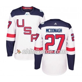 USA Trikot Ryan McDonagh 27 2016 World Cup Weiß Premier - Herren